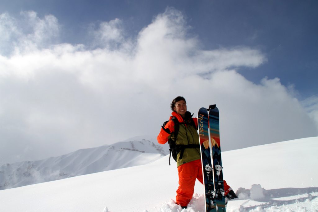 3000m級の山でバックカントリースキー